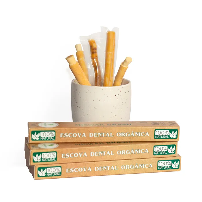 kit com 5 escovas miswak